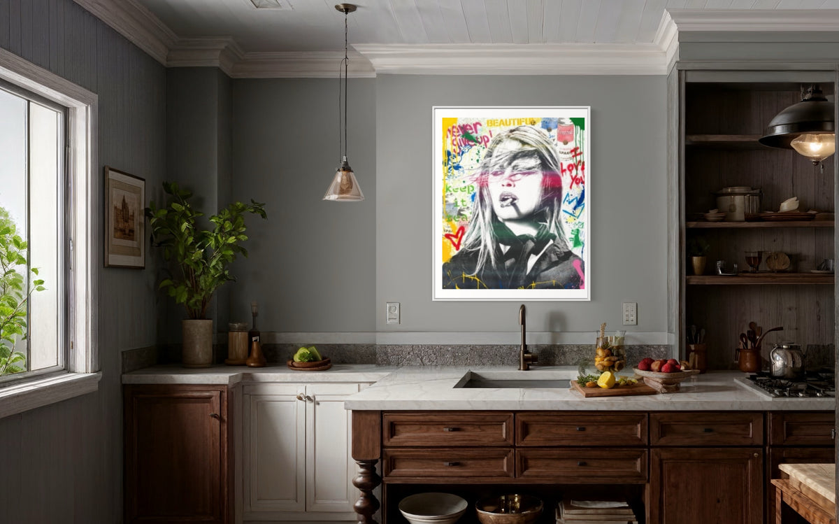 Mr Brainwash – BB, The Icon Silkscreen and Mixed Painting