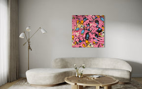 Opake – Pink Panther Original Acrylic Painting