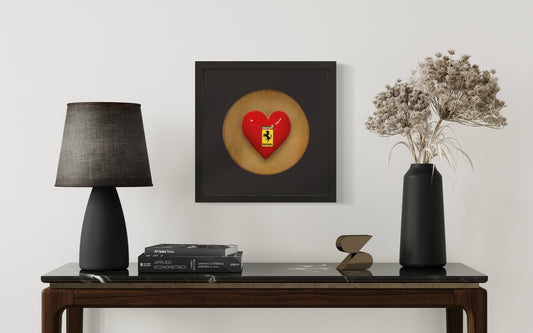 Kunst Met Een R Ferrari Luxury Donut 21 3D Wall Art